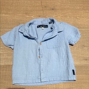 Ben Sherman Light Blue Kids Button Down Shirt